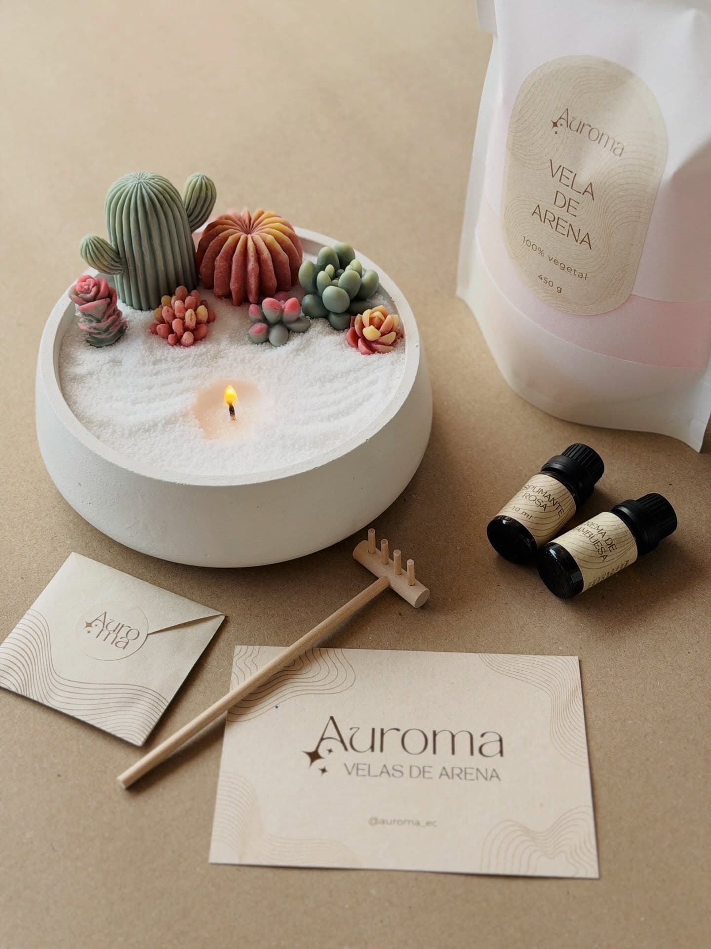 Auroma Velas de Arena — Hogar